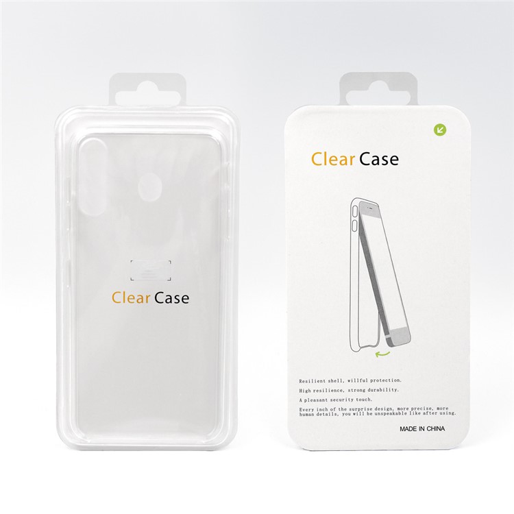 Clear Acrylic + TPU Hybrid Back Shell for Samsung Galaxy M20-7