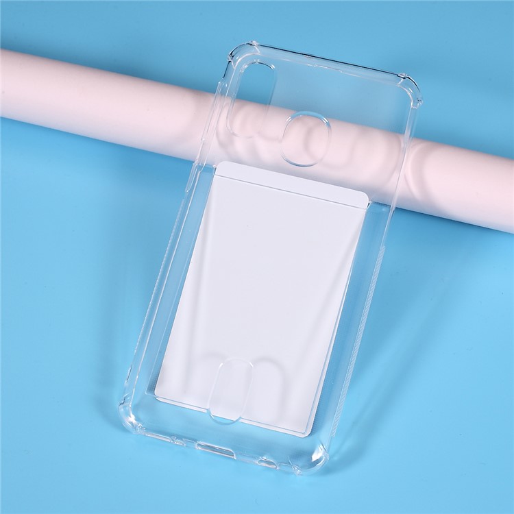Shock-proof TPU Phone Case with Card Holder for Samsung Galaxy A40-1