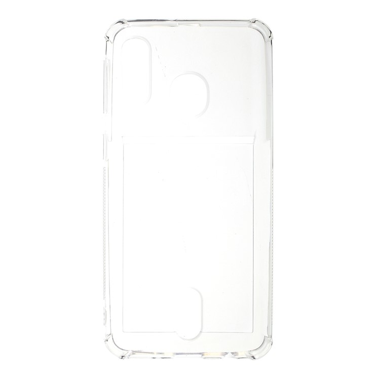 Shock-proof TPU Phone Case with Card Holder for Samsung Galaxy A40-6
