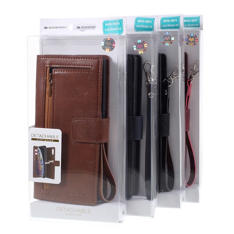 MERCURY GOOSPERY PU Leather Wallet Stand Casing Cover for Samsung Galaxy Note 10/Note 10 5G - Black-15