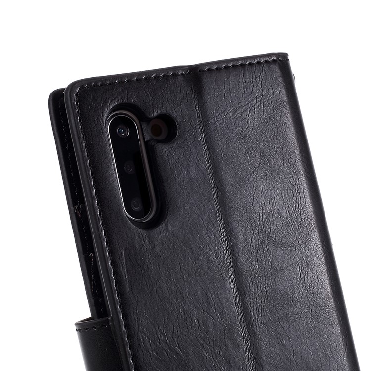 MERCURY GOOSPERY PU Leather Wallet Stand Casing Cover for Samsung Galaxy Note 10/Note 10 5G - Black-4