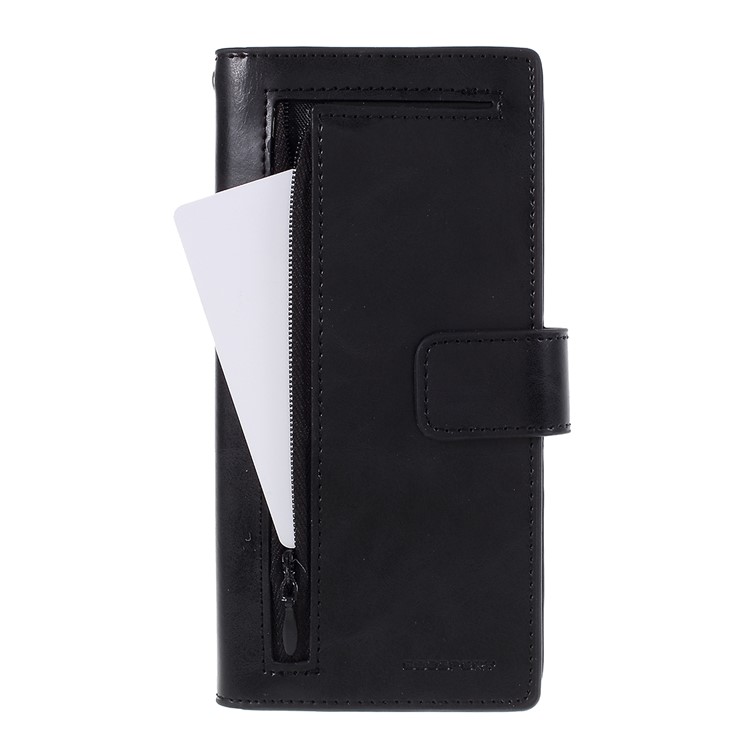 MERCURY GOOSPERY PU Leather Wallet Stand Casing Cover for Samsung Galaxy Note 10/Note 10 5G - Black-6