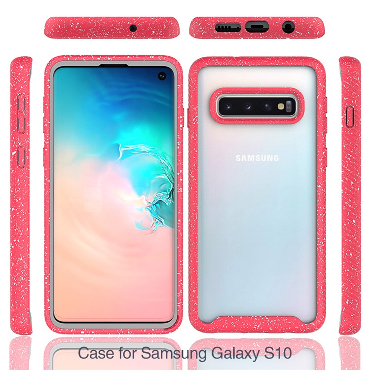 Starry Sky Shockproof Phone Cover Case for Samsung Galaxy S10 - Red-2