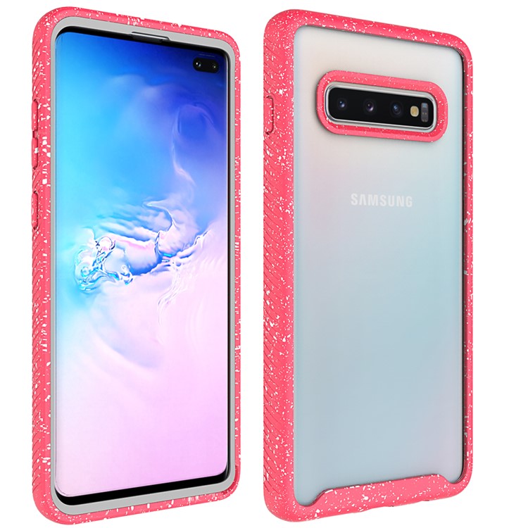 Starry Sky Drop-proof Shockproof Phone Case for Samsung Galaxy S10 Plus - Red-3