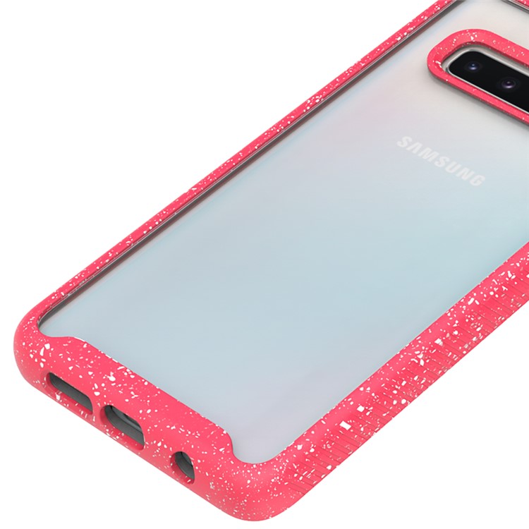 Starry Sky Drop-proof Shockproof Phone Case for Samsung Galaxy S10 Plus - Red-4