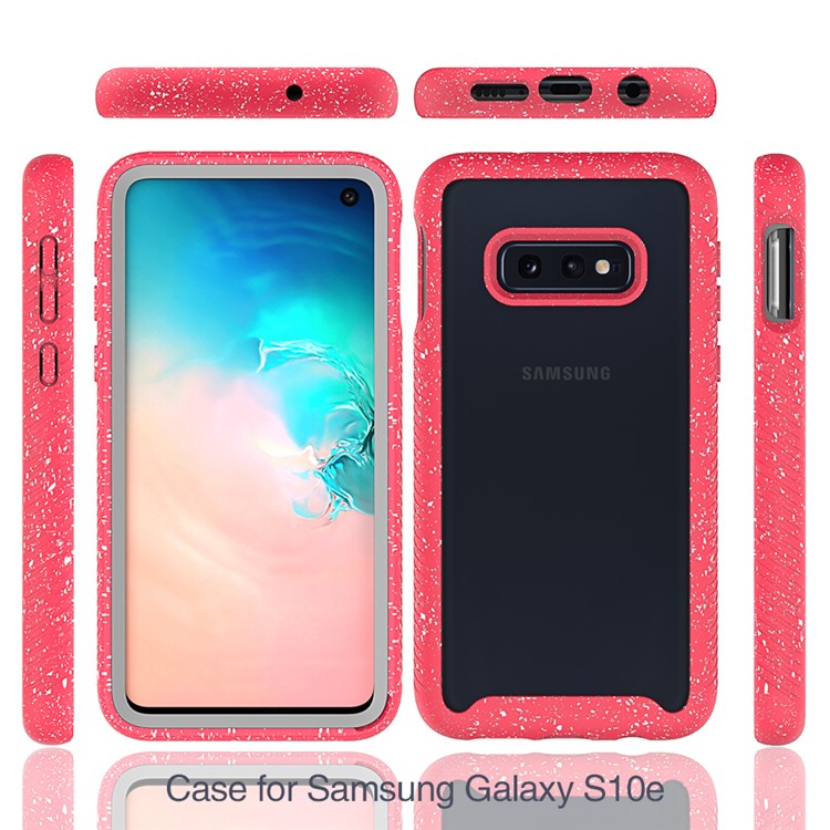 Starry Sky Drop-proof Phone Case for Samsung Galaxy S10e - Red-3