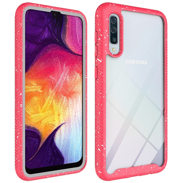 Starry Sky Shockproof Phone Case for Samsung Galaxy A30s/A50s/A50 - Red-2