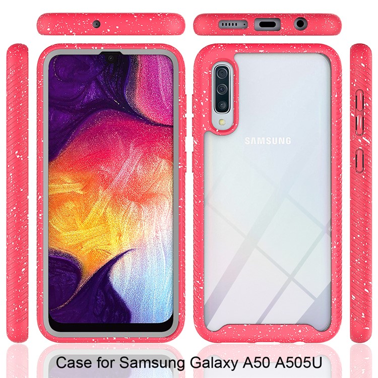 Starry Sky Shockproof Phone Case for Samsung Galaxy A30s/A50s/A50 - Red-3