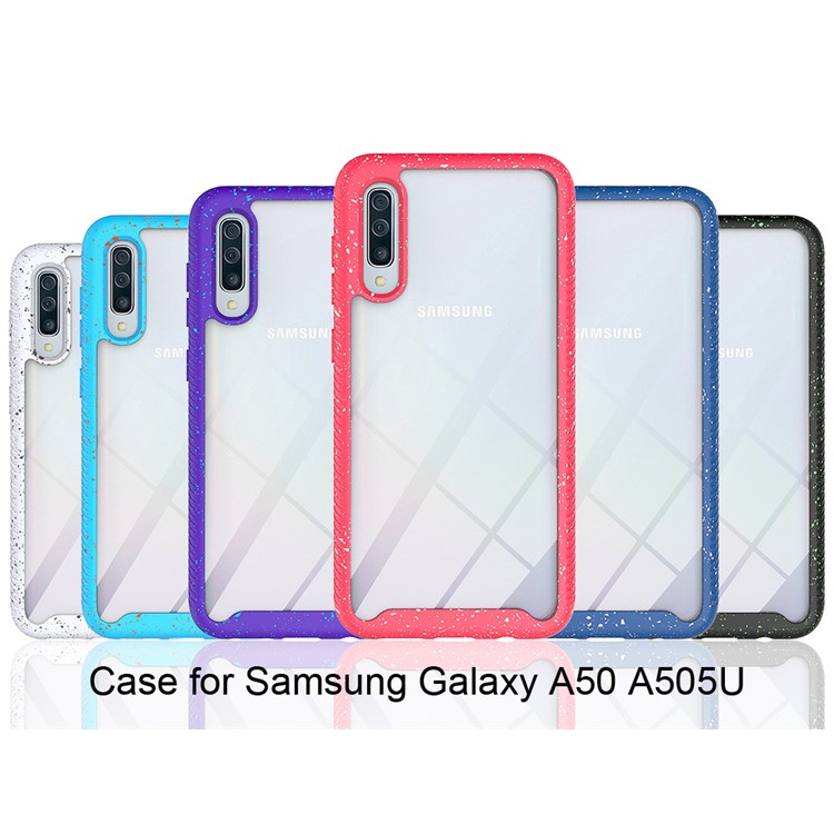 Starry Sky Shockproof Phone Case for Samsung Galaxy A30s/A50s/A50 - Red-8