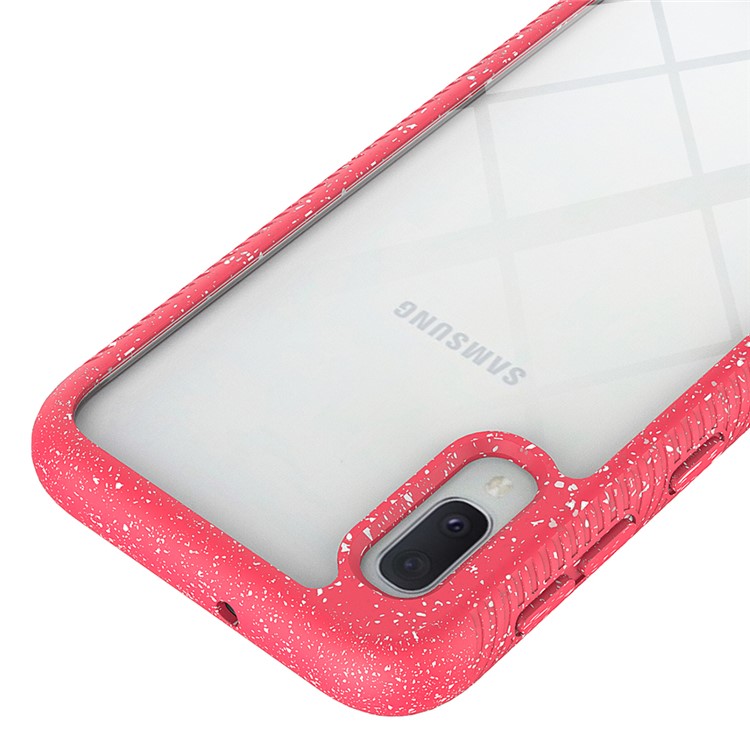 Starry Sky Shockproof Clear Phone Case for Samsung Galaxy A10e - Red-5