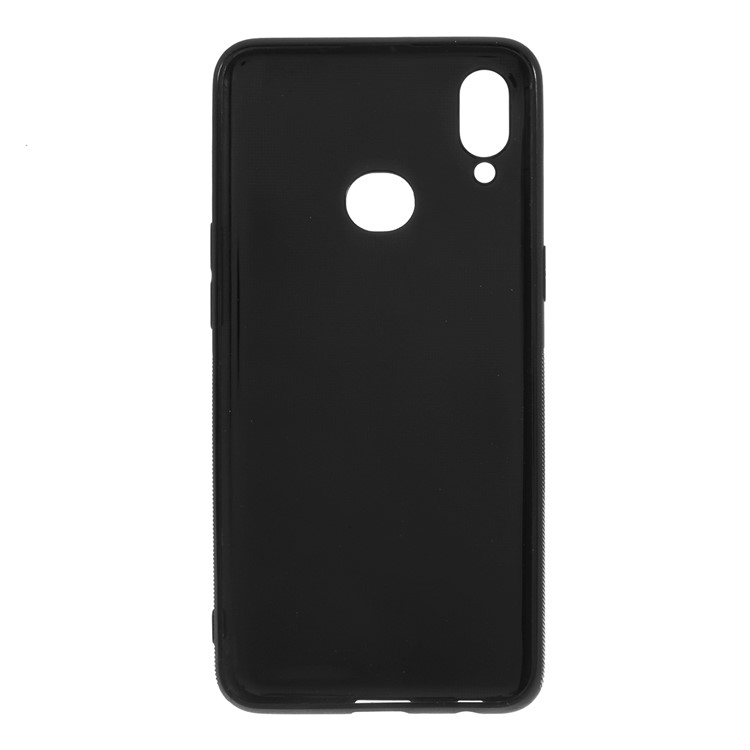 Carbon Fiber TPU Protection Phone Shell for Samsung Galaxy A10s - Black-3