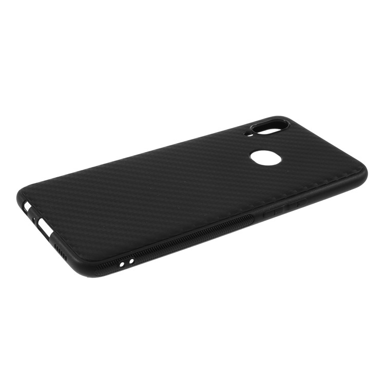 Carbon Fiber TPU Protection Phone Shell for Samsung Galaxy A10s - Black-5