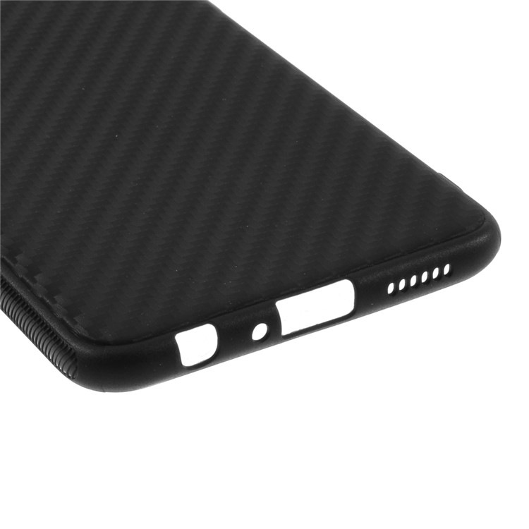 Carbon Fiber TPU Protection Phone Shell for Samsung Galaxy A10s - Black-6