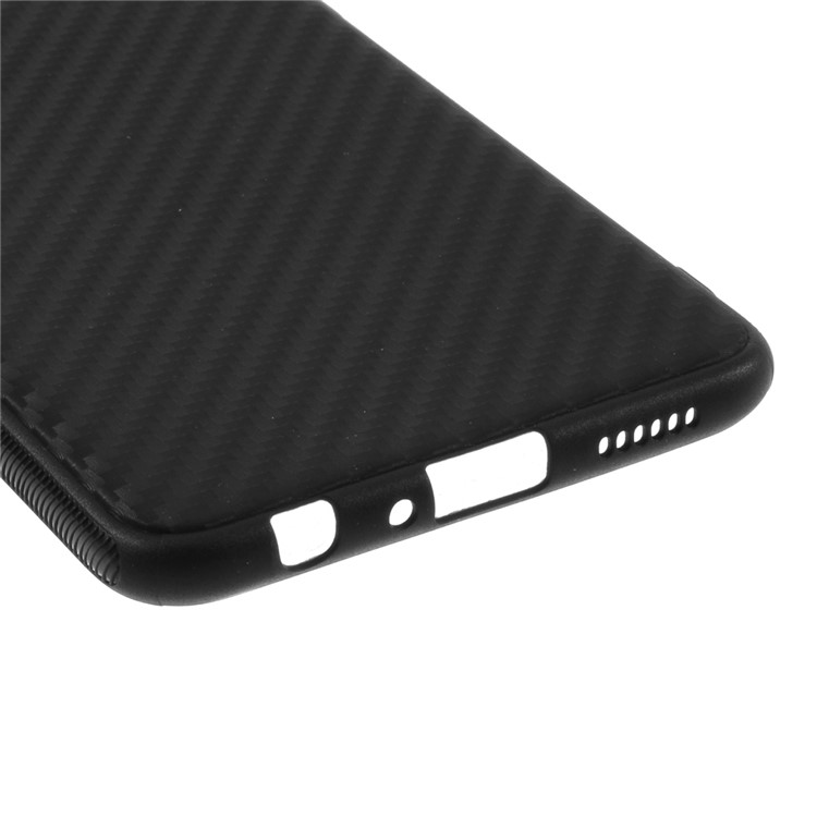 Carbon Fiber TPU Protection Phone Shell for Samsung Galaxy A10s - Black-6