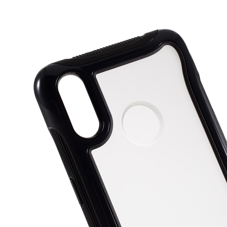 PC + Shell Combo TPU Téléphone Cellulaire Pour Samsung Galaxy A10S - Noir-5