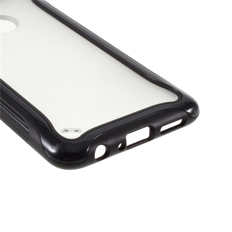 PC + Shell Combo TPU Téléphone Cellulaire Pour Samsung Galaxy A10S - Noir-7