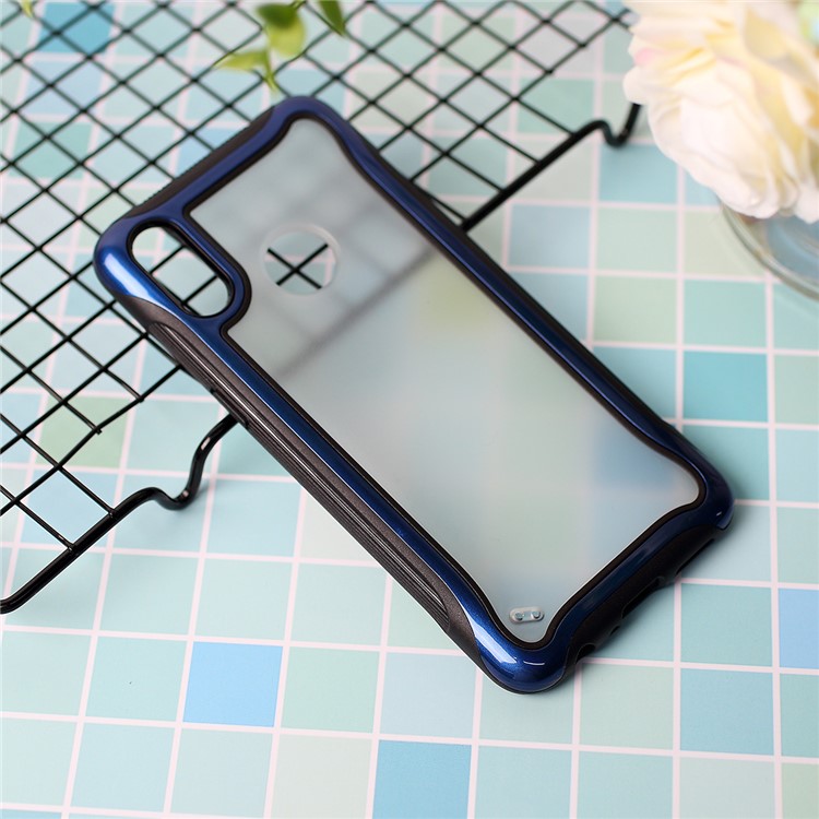 Фото #1: PC + TPU Combo Shell Cell Phone Case for Samsung Galaxy A10s - Dark Blue