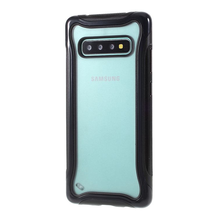 PC + TPU Combo Phone Cover Case for Samsung Galaxy S10 Plus - Black-2