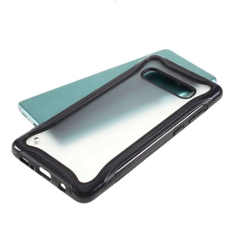 PC + TPU Combo Phone Cover Case for Samsung Galaxy S10 Plus - Black-7