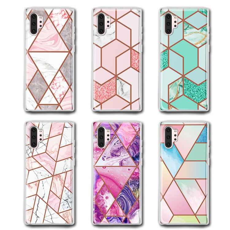 Marble Pattern IMD TPU Case for Samsung Galaxy Note 10 Plus 5G / Note 10 Plus - Style A-5