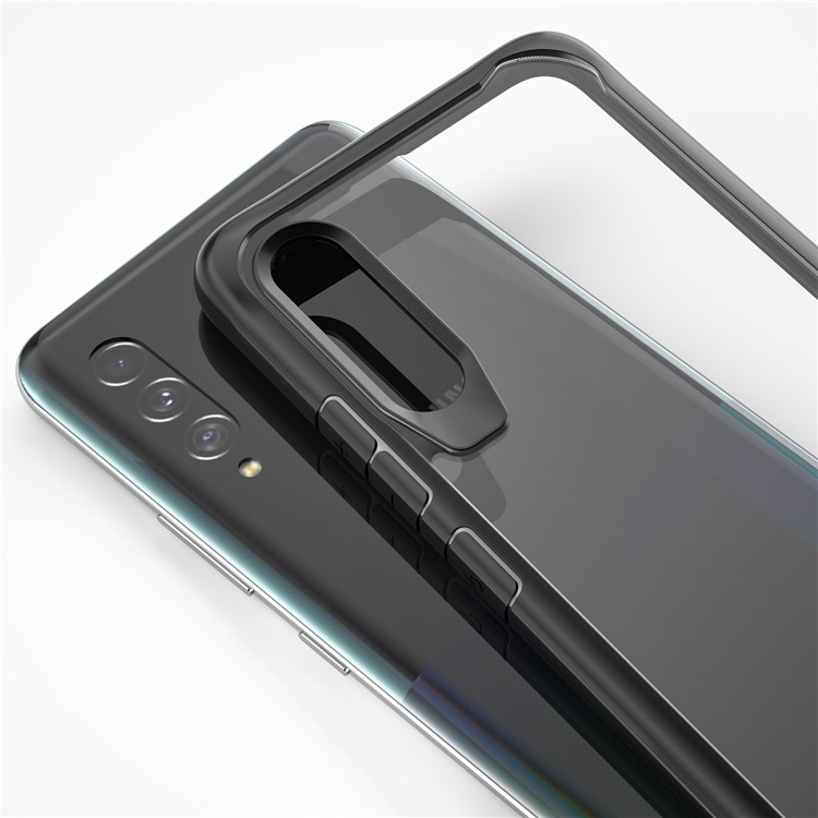Shock Absorption PC + TPU Combo Cell Phone Shell for Samsung Galaxy A90 5G - Black-5