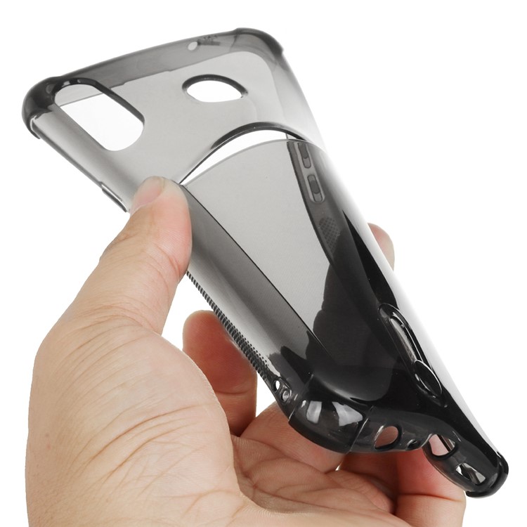 Non-slip Card Holder TPU Phone Case Cover for Samsung Galaxy A30s/A50s/A50 - Black-2