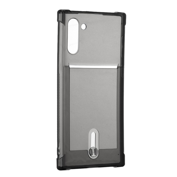 Non-slip Card Holder TPU Phone Shell for Samsung Galaxy Note 10/Note 10 5G - Black-1