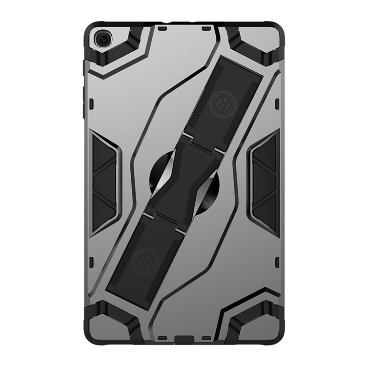 Shield Style Shockproof Strap Kickstand Tablet Cover for Samsung Galaxy Tab A 10.1 (2019) - Black-2