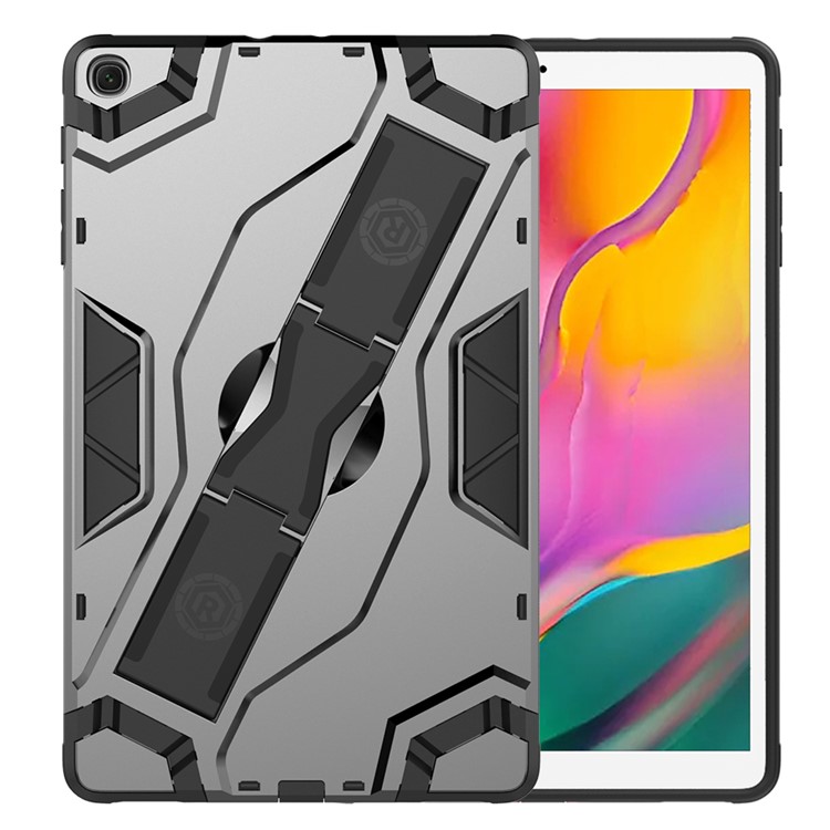 Shield Style Shockproof Strap Kickstand Tablet Cover for Samsung Galaxy Tab A 10.1 (2019) - Black-3