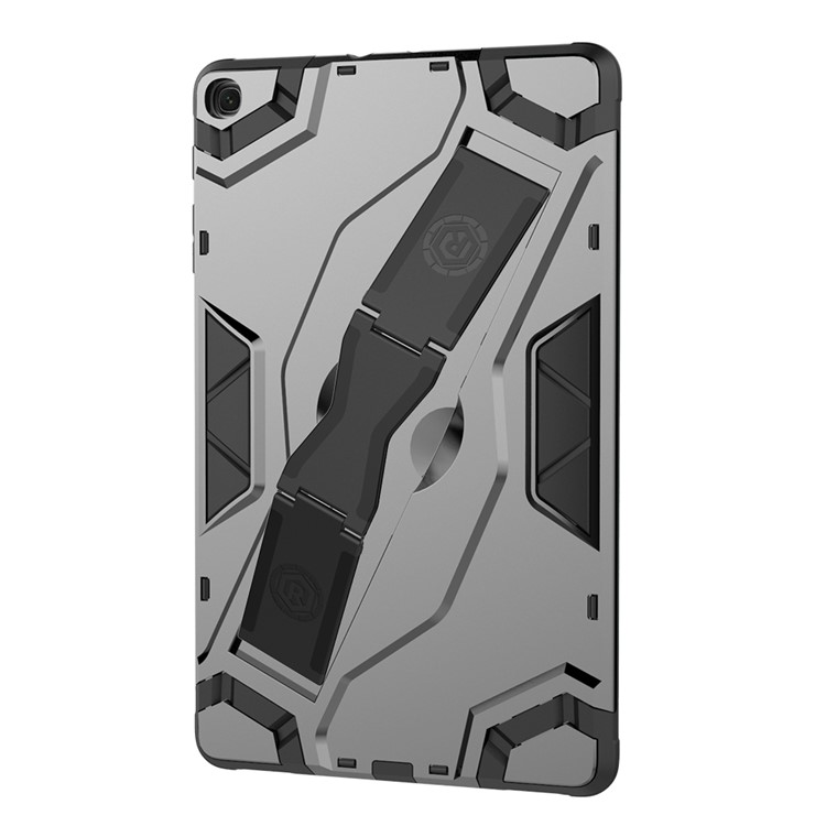 Shield Style Shockproof Strap Kickstand Tablet Cover for Samsung Galaxy Tab A 10.1 (2019) - Black-4