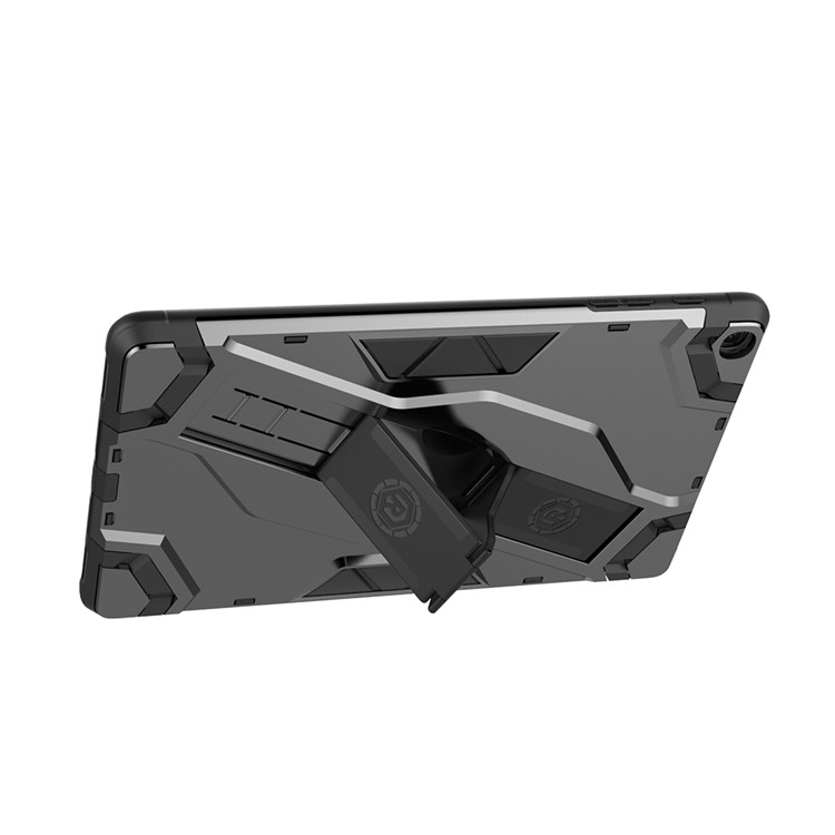 Shield Style Shockproof Strap Kickstand Tablet Cover for Samsung Galaxy Tab A 10.1 (2019) - Black-7