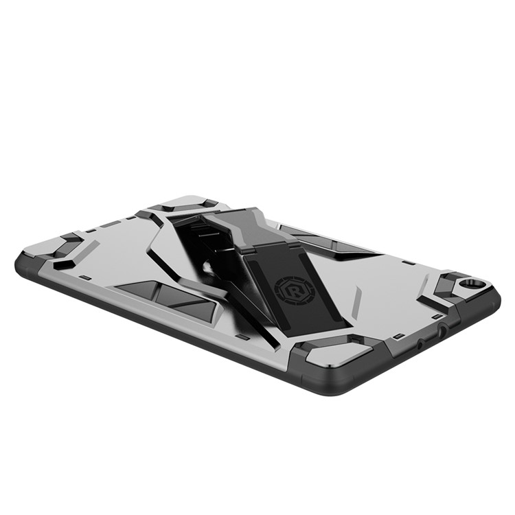 Shield Style Shockproof Strap Kickstand Tablet Cover for Samsung Galaxy Tab A 10.1 (2019) - Black-8
