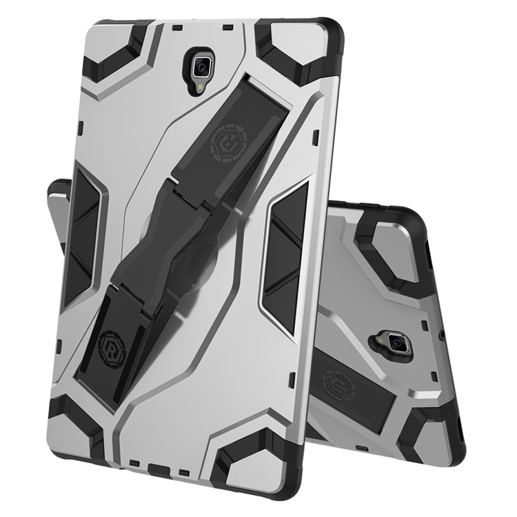Shield Style Shockproof Strap Kickstand Tablet Shell for Samsung Galaxy Tab S4 10.5 SM-T830/T835/T837 - Silver-2