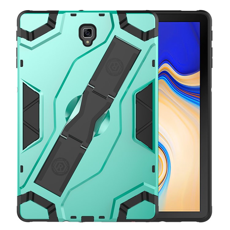 Shield Style Shockproof Strap Kickstand Tablet Shell for Samsung Galaxy Tab S4 10.5 SM-T830/T835/T837 - Green-2