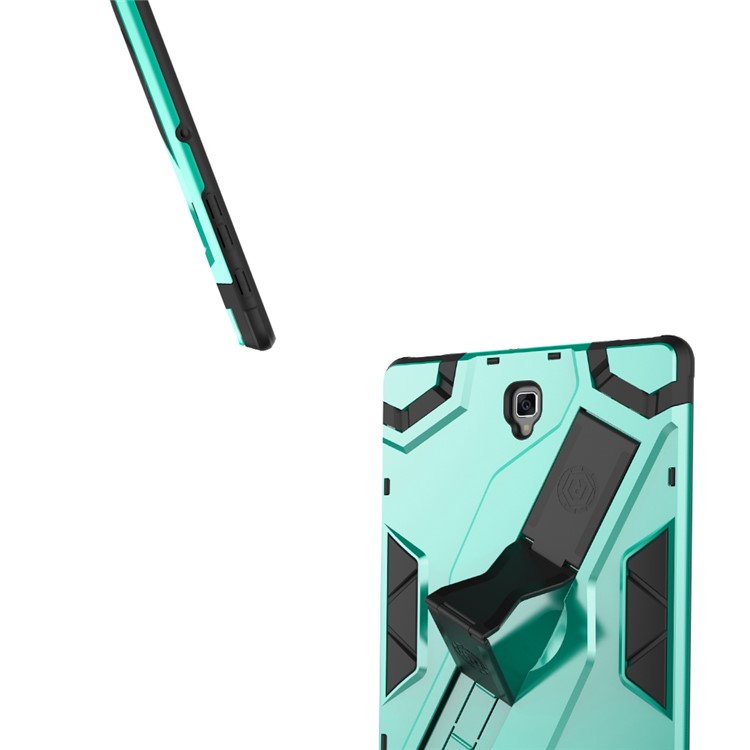 Shield Style Shock-probar Kickstand Tablet Shell Para Samsung Galaxy Tab S4 10.5 SM-T830/T835/T837 - Verde