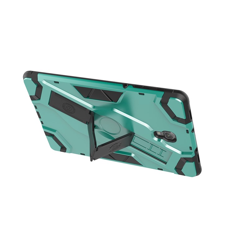 Shield Style Shockproof Strap Kickstand Tablet Protective Case for Samsung Galaxy Tab A 10.5 (2018) T590 T595 - Green-10