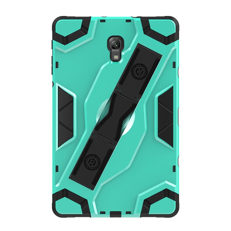 Shield Style Shockproof Strap Kickstand Tablet Protective Case for Samsung Galaxy Tab A 10.5 (2018) T590 T595 - Green-2