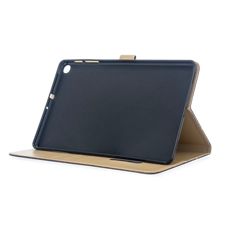 Pattern Printing PU Leather Flip Stand Tablet Case for Samsung Galaxy Tab A 10.1 (2019) T510 - Lion-5
