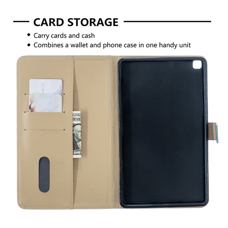 Pattern Printing Wallet Stand Flip Leather Case for Samsung Galaxy Tab A 8.0 Wi-Fi (2019) SM-T290/T295 - Lion-10