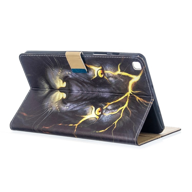 Pattern Printing Wallet Stand Flip Leather Case for Samsung Galaxy Tab A 8.0 Wi-Fi (2019) SM-T290/T295 - Lion-4