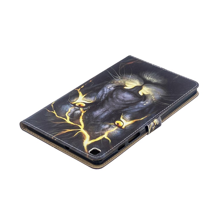 Pattern Printing Wallet Stand Flip Leather Case for Samsung Galaxy Tab A 8.0 Wi-Fi (2019) SM-T290/T295 - Lion-7