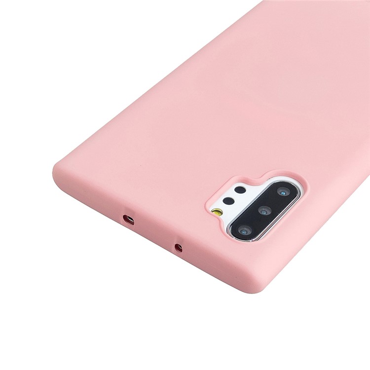 MOLAN CANO Series Rubberized TPU Phone Cover Casing for Samsung Galaxy Note 10 Plus / Note 10 Plus 5G - Pink-3