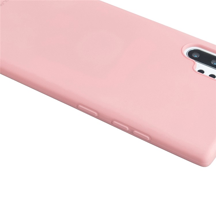 MOLAN CANO Series Rubberized TPU Phone Cover Casing for Samsung Galaxy Note 10 Plus / Note 10 Plus 5G - Pink-4