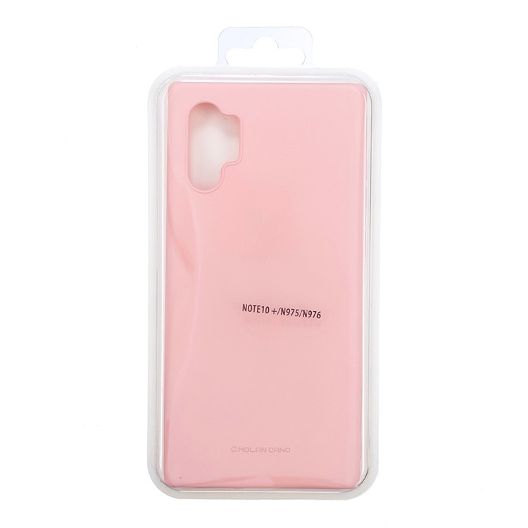 MOLAN CANO Series Rubberized TPU Phone Cover Casing for Samsung Galaxy Note 10 Plus / Note 10 Plus 5G - Pink-5