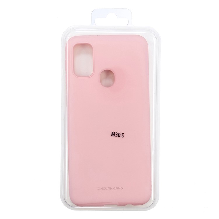 MOLAN CANO Series Rubberized TPU Cell Phone Case for Samsung Galaxy M30s - Pink-5