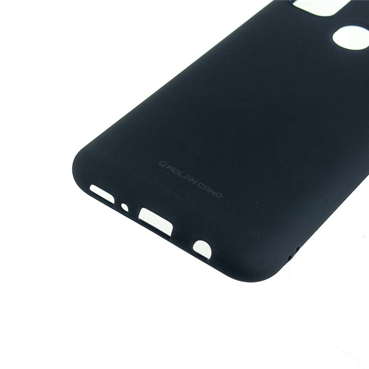 MOLAN CANO Series Rubberized TPU Cell Phone Case for Samsung Galaxy M30s/M21 - Black-2