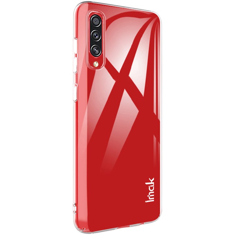 IMAK Crystal Case II Pro for Samsung Galaxy A70s Scratch-resistant Clear PC Back Case with Explosion-proof Screen Film-4