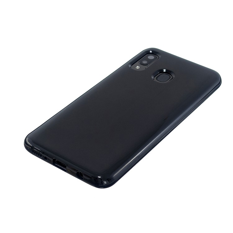 For Samsung Galaxy A40 Cover 2mm Thickened Soft TPU Phone Case - Black-2