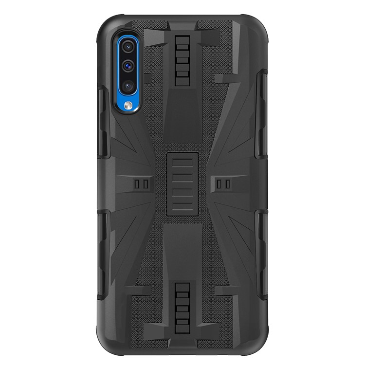 Shockproof Plastic + TPU Phone Cover Case for Samsung Galaxy A50 / A50s / A30s - Black-3