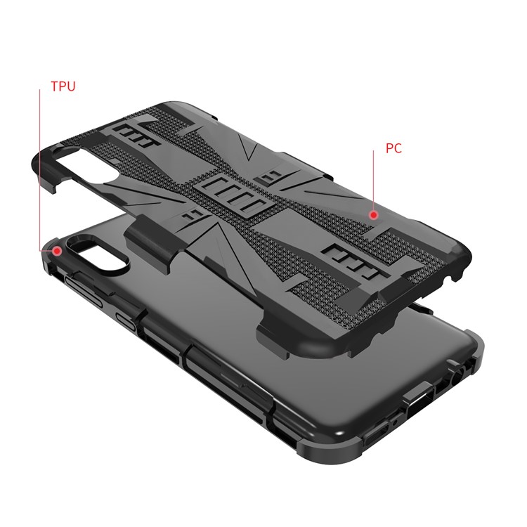 Shockproof Plastic + TPU Phone Cover Case for Samsung Galaxy A50 / A50s / A30s - Black-4